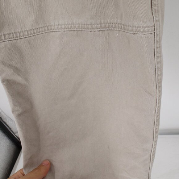 Y2K Abercrombie & fitch cargo pants Men's 32 34x29 flat front distressed cotton - Picture 6 of 16